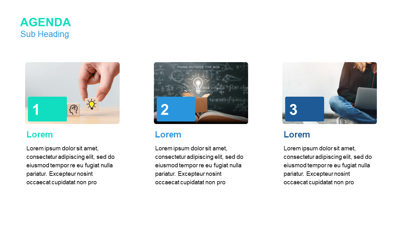 Agenda Slide