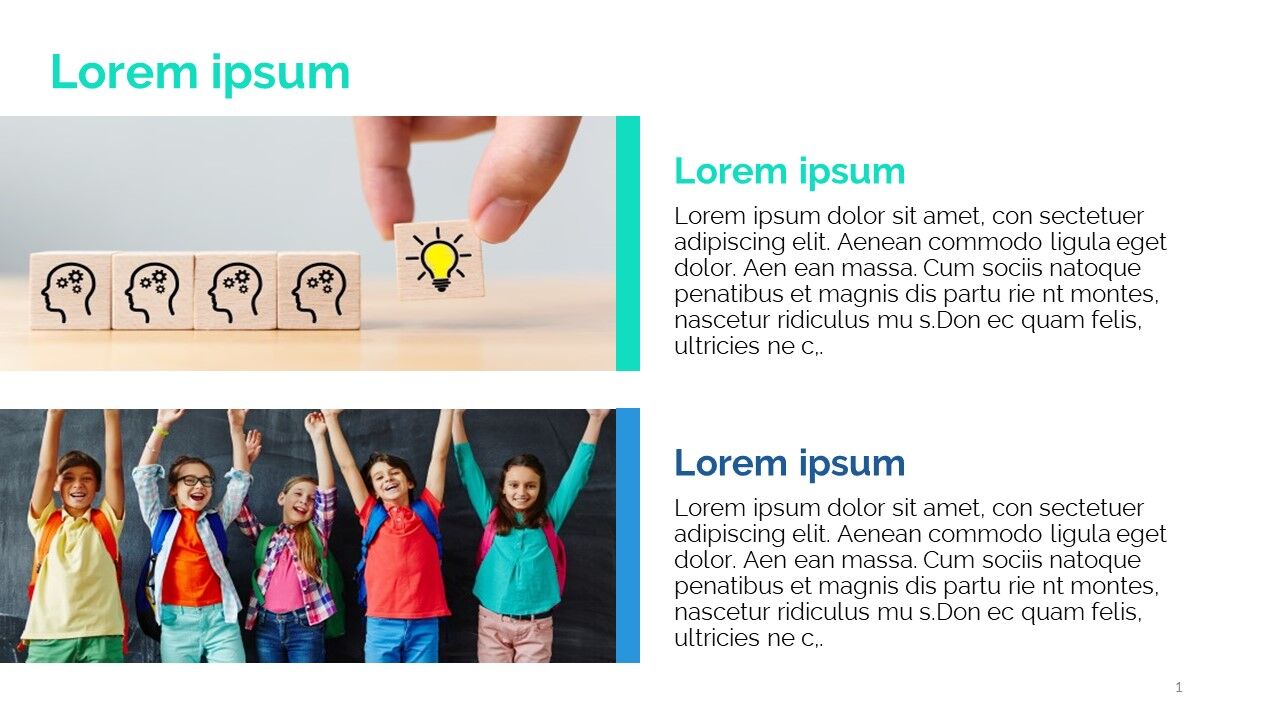 Text slide with Images for Powerpoint