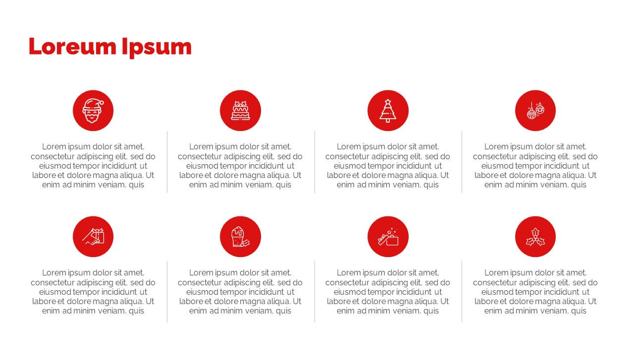 Modern Christmas Powerpoint template - Image 10