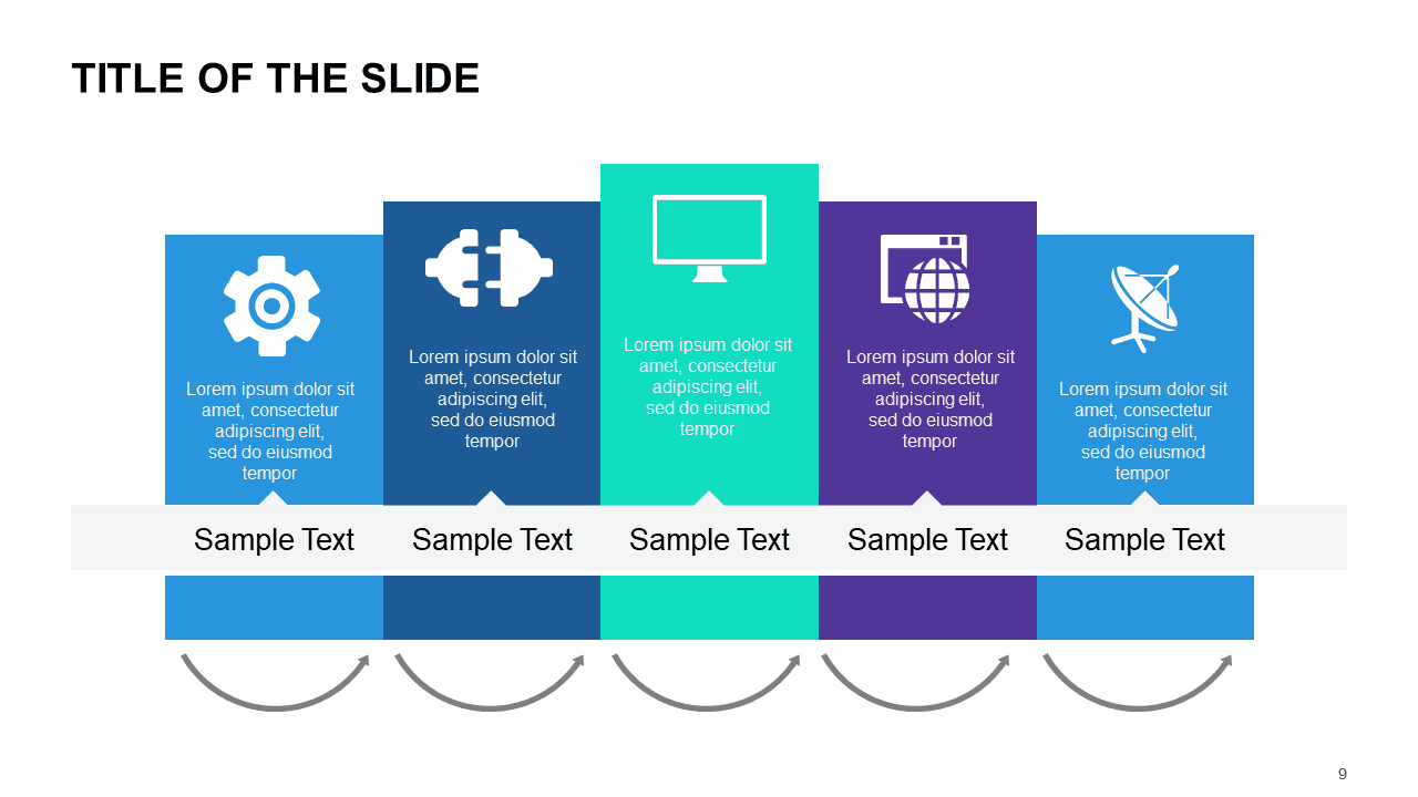 5-Step Process Diagram for PowerPoint