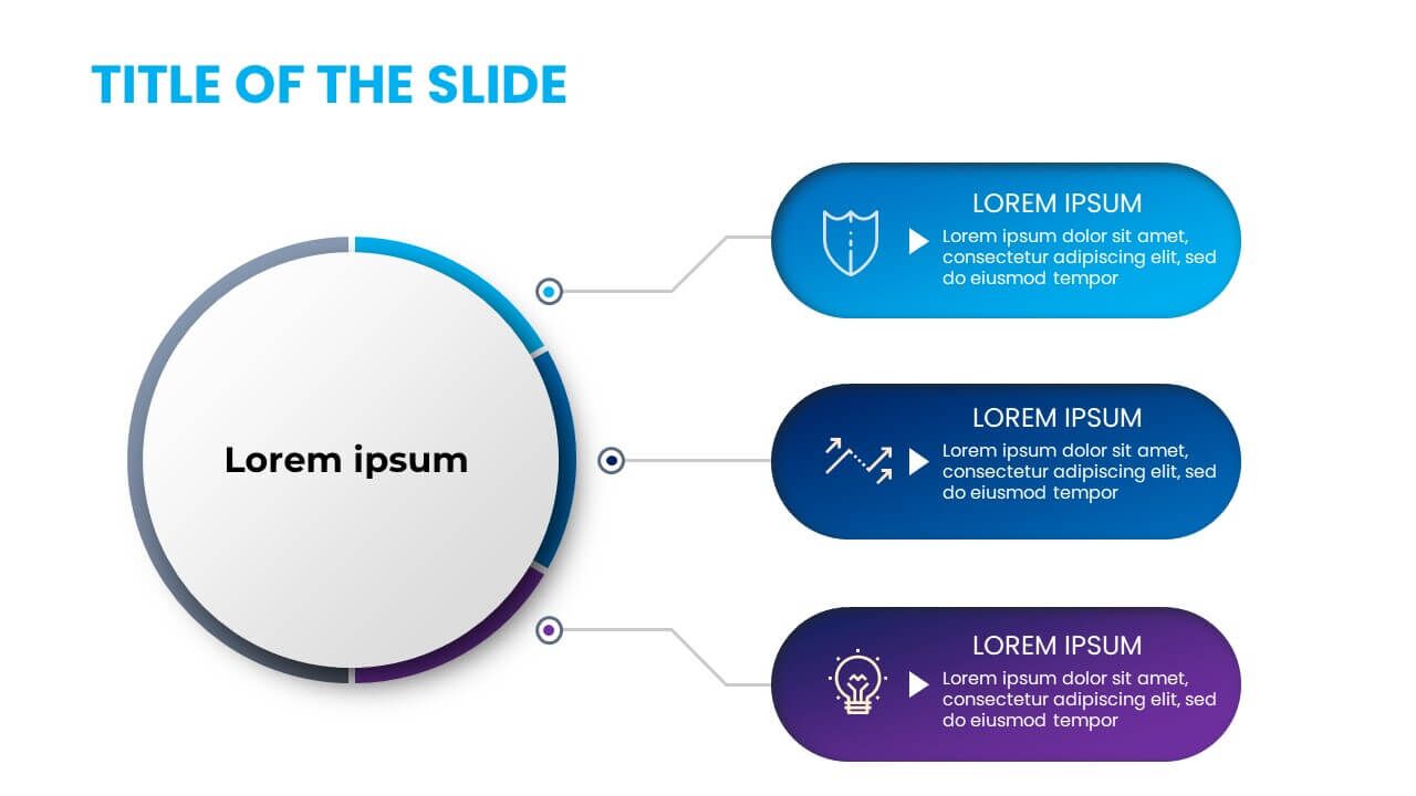 3 Stage Components PowerPoint Template